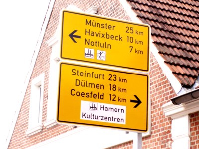 Ortsschild Steinfurt